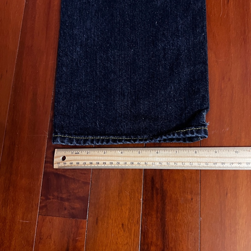 Von Dutch Jeans 30x30 Y2K Patch Logo Denim Dark Wash Streetwear Rare - Picture 8 of 10